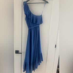 Joie blue silk dress